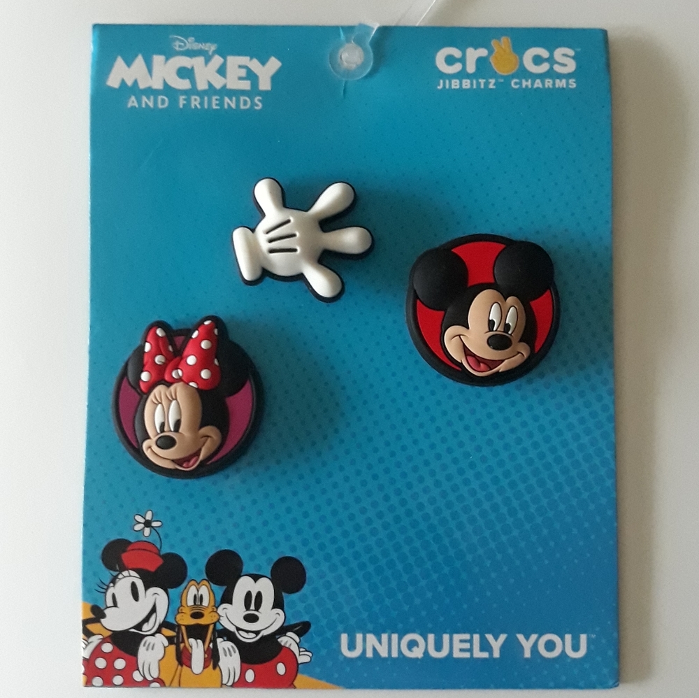 (New) Crocs Mickey and Minnie Jibbitz Pack